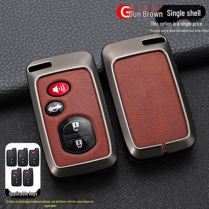 Подходит для Toyota Corolla, Levin, Camry, Highlander, RAV4, Crown, CH-R и Reiz Чехол для ключей