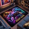 Gamepad Print Large Area Rug for Boys Room Gamer Rug Non-Slip Carpet Washable Floor Mat for Home Living Room Game Bedroom Decor