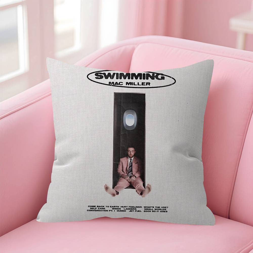 Singer Hot MMac Miller Pillowcase toon Gift Cushion Cover Bedroom Home Sofa Chair Seat Decor pillow case