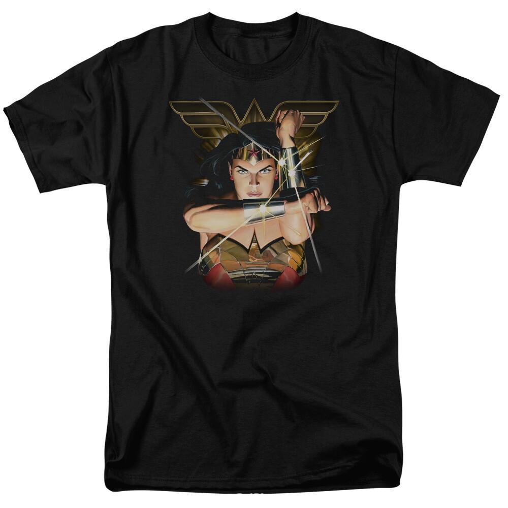 Wonder Woman Deflection T Shirt Licensed Comic Book Movie Tee Black