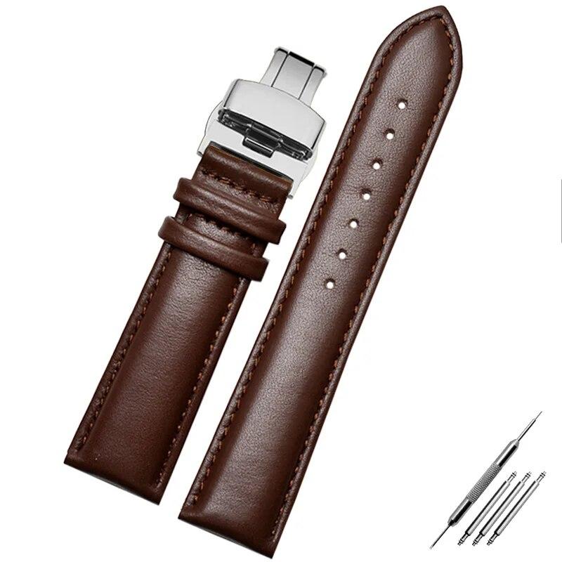 Ремешок из натуральной кожи для часов Armani, ремешок для часов Ar0382 Ar2447 Ar1970, мужской и женский ремешок для часов из воловьей кожи, браслет 20 22 мм
