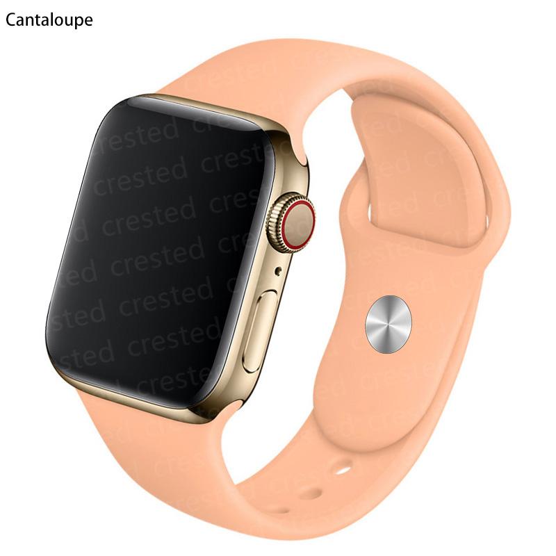 Силиконовый ремешок для Apple Watch Band 41 мм, 44 мм, 38 мм, 45 мм, 40 мм, 42 мм, дышащий ремешок для часов, браслет iWatch series 7, 6, 5, 4, 3, 2, 1