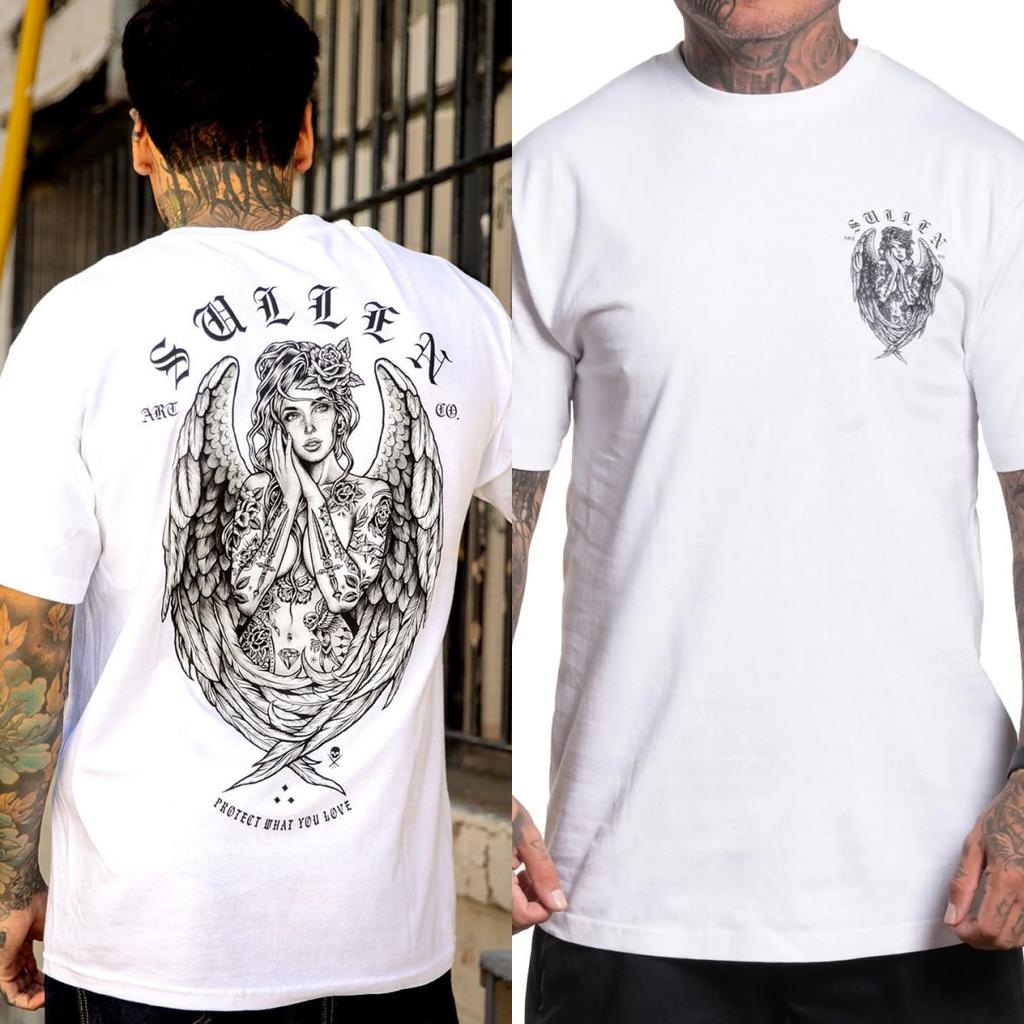 Dream Angel Sullen Tattoo Art TShirt 100 Cotton Graphic Tee Unisex Unisex Summer Streetwear