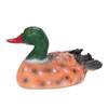 Floating Resin Duck Figurine Colorful Lifelike Exquisite Resin Floating Duck Statue for Pond