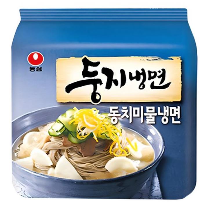 Nongshim Dongchimi Mul Naengmyeon Korean Cold Noodles 161g x 4 Packs