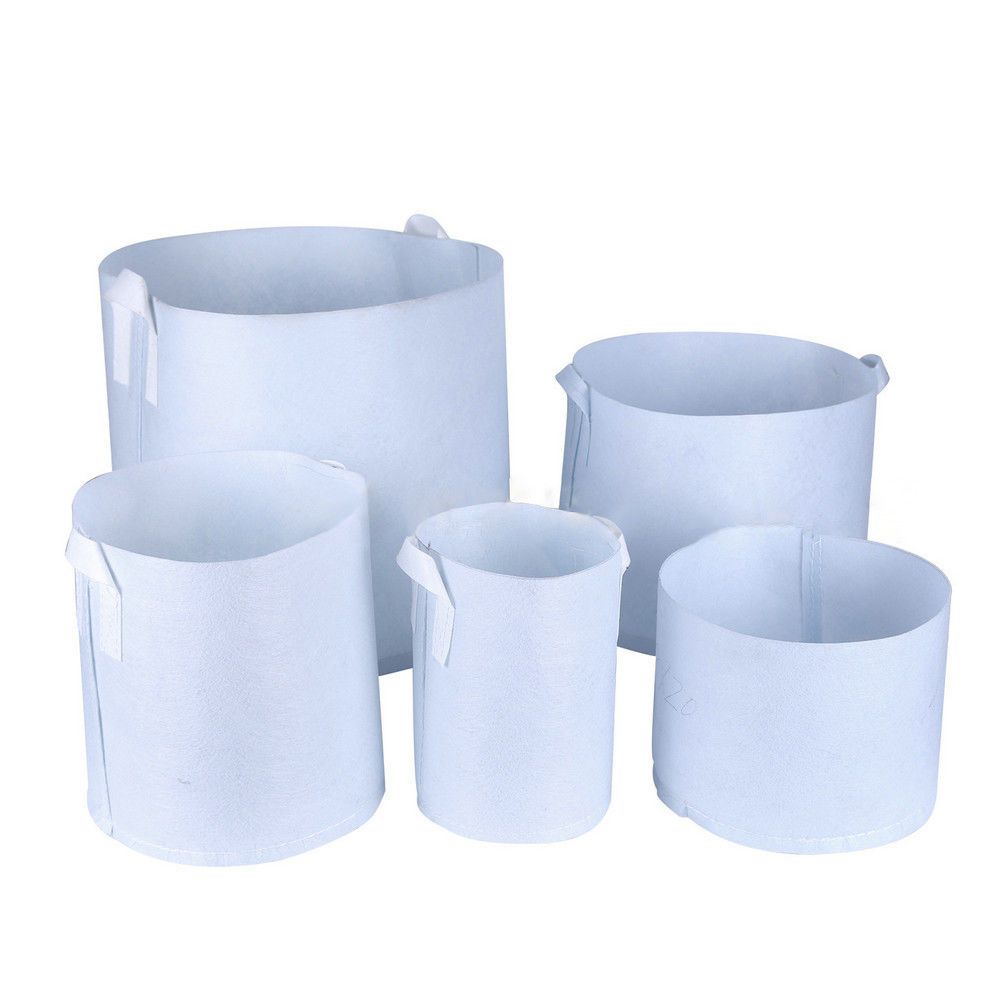 Eco-friendly Planters Supplies Thickening Plant Pouch Root Container Grow Bag Round Fabric Pots