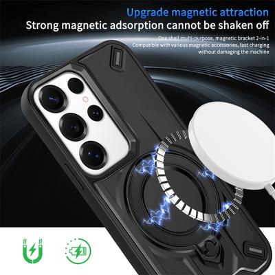 Магнитная подставка для чехлов Magsafe для Samsung Galaxy S26 S25 S24 S23 FE Ultra Plus A16 A26 A36 A56 A55 A15 A54 A14 A53 A52 Чехол