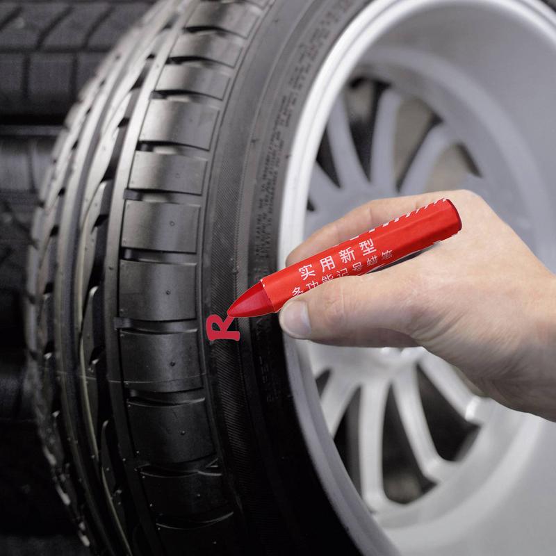 Маркер-карандаш для шин, водостойкий, маслостойкий, переносной маркер, мелки для маркировки, легкий мелок для маркировки повреждений шин