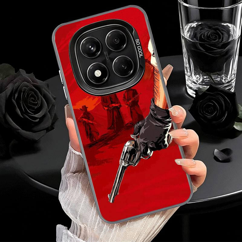 Мягкий чехол для телефона Red Dead R-Redemption для Xiaomi Redmi Note 13 14 15 Pro Plus 12S 12 11S 11 11T 10S 10 Ударопрочный задний чехол She