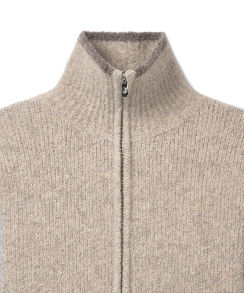 GROVE Grvr Sports_Knit Zip-Up_Beige