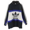 Adidas 80s Made In Japan, Made by Descente, Vintage Trefoil Logo Long Sleeve High-neck Sweatshirt Trainer Men's Used