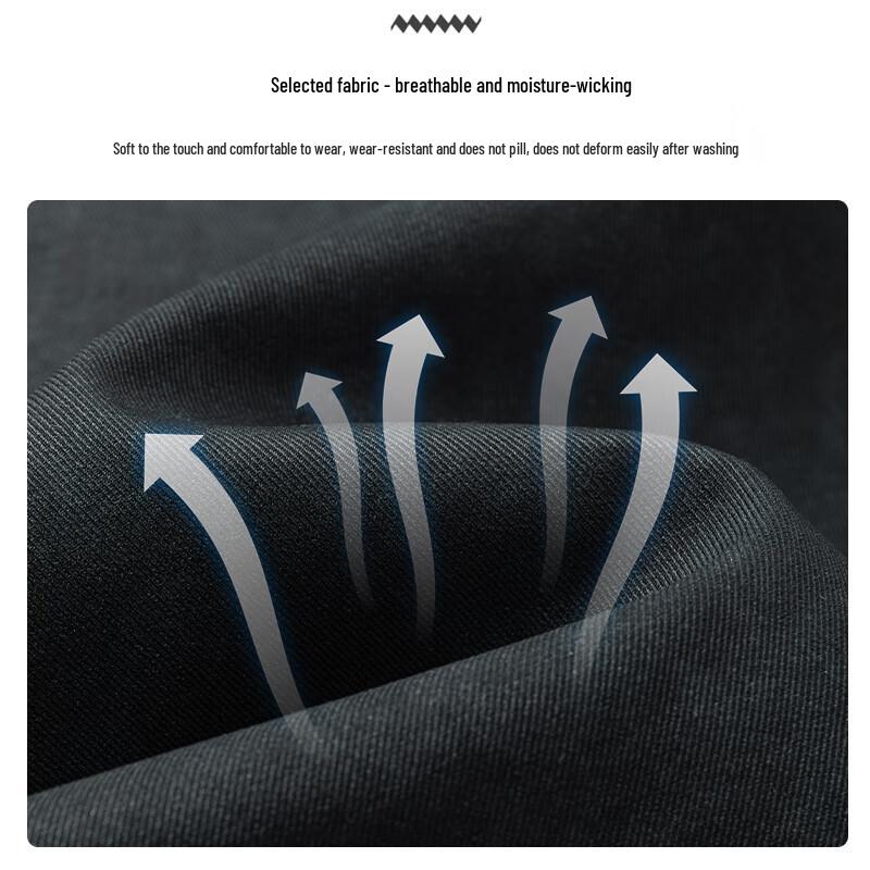 МУЖСКИЕ ПОВСЕДНЕВНЫЕ БРЮКИ СВОБОДНОГО ПРЯМОГО КРОЯ TOM ADAM