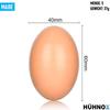 HÜHNOX Деревянные куриные яйца заготовки для пасхального декора 5 шт инкубатор