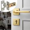 Дверные замки Трубчатая защелка для улучшения дома для использования с неподрессоренной дверной мебелью
