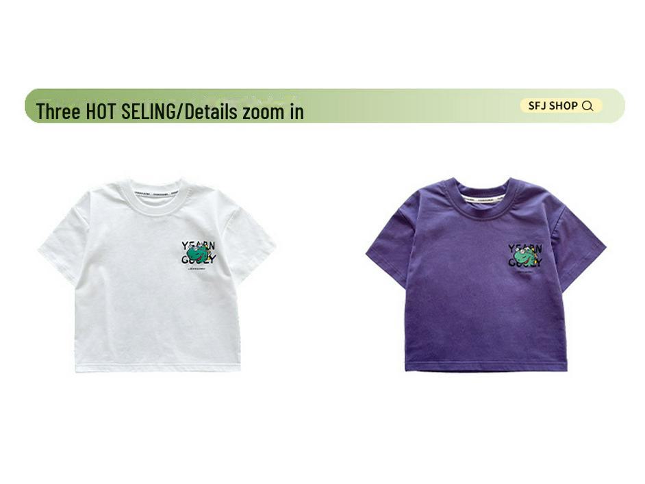 Футболка детская весенняя с изображением динозавра Nausicaa 2025 — унисекс с коротким рукавом для мальчиков и девочек