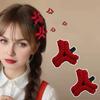 Вязаные крючком заколки для волос с зажимом-уткой, сердитой формы, бохо-заколки для волос для женщин, девушек, ручной работы, из пряжи, аксессуары для волос