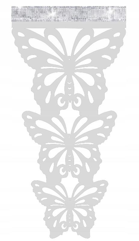 OPENWORK modern decoration screen BUTTERFLIES spring GLAMOUR pink 90 LARGE