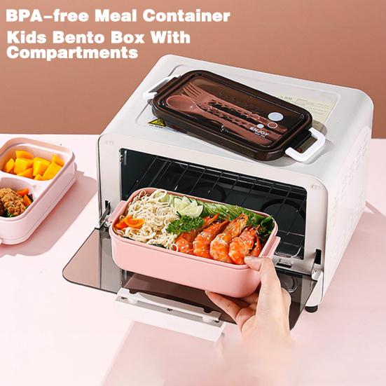Коробка для обеда Bento Box, 1050 мл, двухслойная, герметичная, безопасная для пищевых продуктов, термостойкая с посудой, коробка для бенто, товары для дома