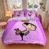 3pcs Mr Bean Duvet Cover Set,  Includes 1 Duvet Cover and 1/2 Pillowcases (No Insert) yy251104201