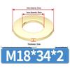 Утолщенная круглая латунная шайба M2-M20