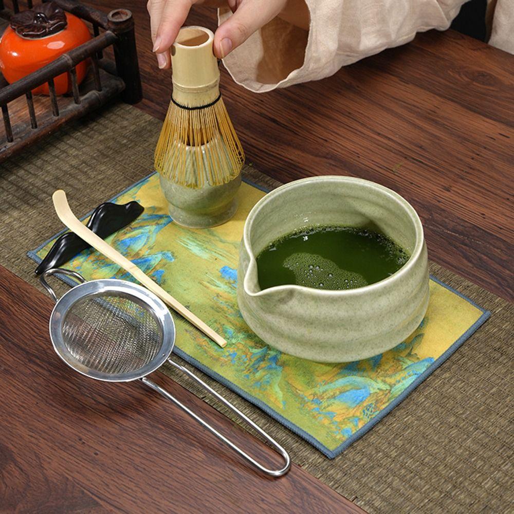 Large Capacity Matcha Whisk Stand Smooth Green Tea Maker Cup for Tea Set Accessories