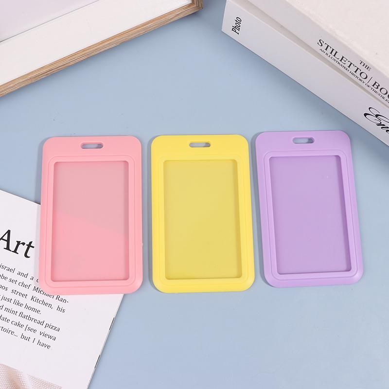 1 шт. Двусторонняя обложка для кредитной карты, жесткие пластиковые держатели для бейджей с прорезью для бейджа для персонала мероприятия, держатель для удостоверения личности, ремешок для пропуска