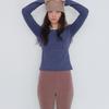 muwm Flare Banding Pants & Modular Shawl (Brown)