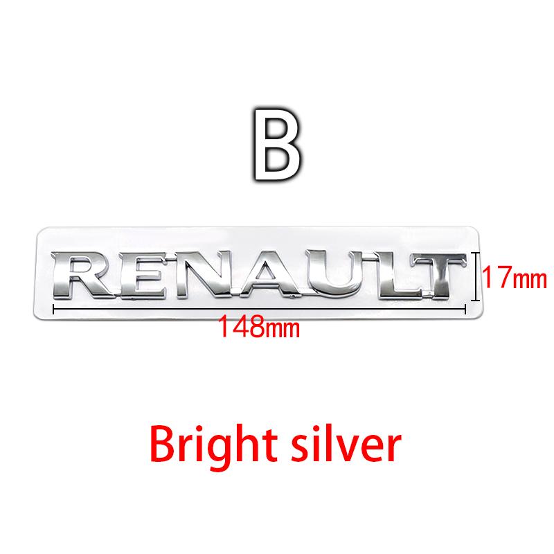 Колпаки на колеса для Renault Megane 2 3 4 RS Grand Scenic Clio Captur Duster Trafic Logan Аксессуары ABS Значок-эмблема на задний багажник автомобиля St