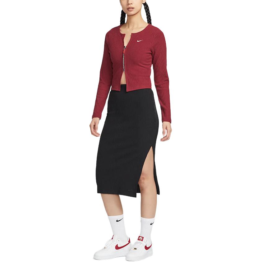 Nike Sportswear Chill Rib Knitwear Women's Team Red