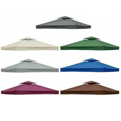 1 шт., 3x3 м, сменный навес для беседки, двухъярусная верхняя крышка, павильон, сад, патио, навес, верхняя крышка, устойчивая к атмосферным воздействиям