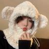 Ear Protection Winter Plush Hat Windproof Girl's Hat Hooded Scarf Fashion Earflap Bonnet Hat