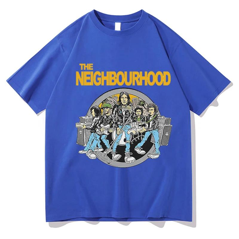 Classic Black White NEIGHBORHOOD Short-sleeved T-shirts Pop Harajuku Women T Shirt Signature Slogan Top NBHD T Shirts Streetwear