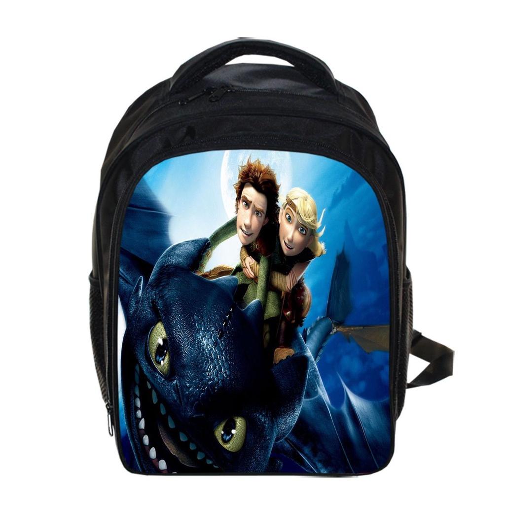 To How Train Your Dragon Kids Boys Backpack Schoolbag Rucksack Shoulder Bags