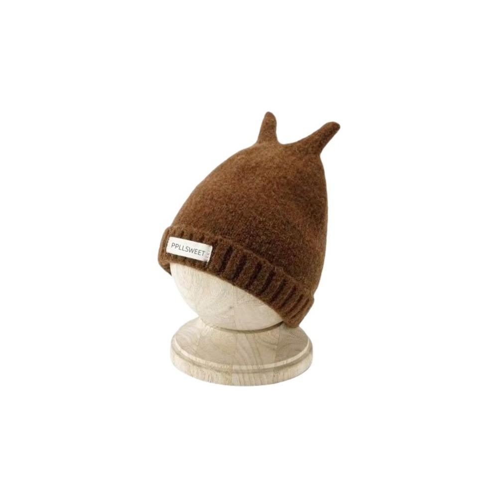 Warm Toddler Knitted Beanie Windproof Baby Knit Cap New Pull-On Hat Fall Winter Wear