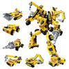 479Pcs Educational Building Blocks Toys For Kids Boys DIY Gift 1417 Engineering Crane Forklift Mixer Truck 6 IN 1 Robot Model