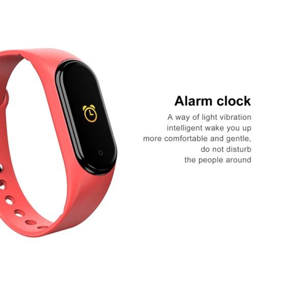 M4-WK Мониторинг сна Мониторинг пульса Шагомер Спортивный смарт-браслет с Bluetooth