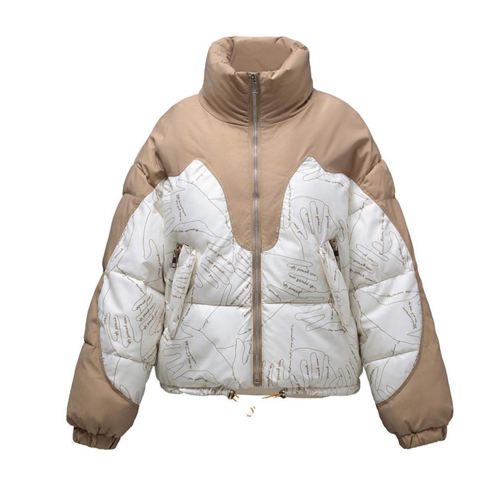 Женские осенние и зимние пуховые куртки, модные новые модели, утолщенные хлопковые куртки в корейском стиле