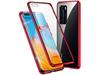 Etui Magnetyczne Szklane Dr.fit Dwustronne Do Huawei P40 Czerwone