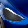 Защитная пленка для фар автомобиля, дымчатая, передняя, ТПУ для Tesla Model 3 Y X S     Устойчивая к царапинам, предварительно вырезанная наклейка PPF