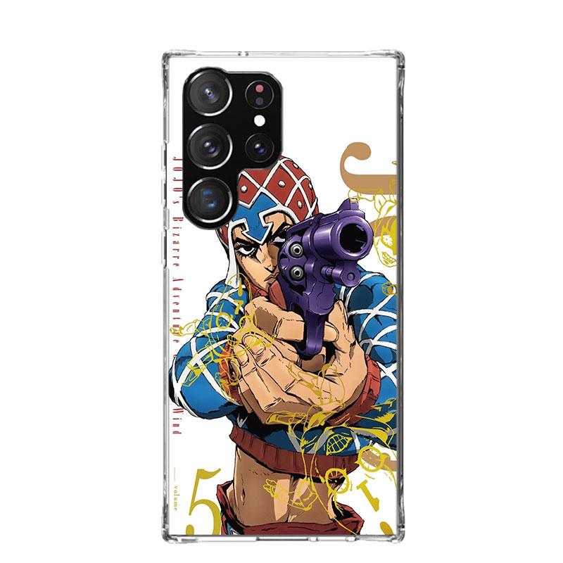 Чехол для телефона JoJo Adventure Guido Mista для Samsung Galaxy S26 Ultra S23 S24 S25 Edge S20 FE S21 S22 Plus Мягкий чехол с принтом F