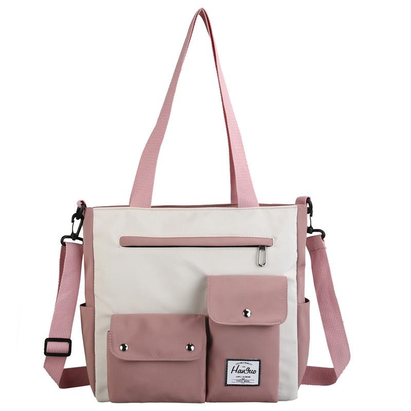 Сумка для журналов, один наплечный двойной карман, переносная парусиновая сумка, сумка через плечо, большая вместительная сумка, маленькая сумка для выхода в свет.