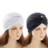 Выпадение волос Эластичная повязка-тюрбан Бандана Шапочка для химиотерапии Головной убор в индийском стиле Шляпа Женщины Леди