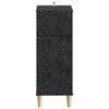 Bathroom Storage Cabinet DELFT Black 30 x 31 x 80 cm