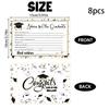 8Pcs Elegant Graduation Greeting Cards High Quality Paper Card Greeting Card Ideal For Expressing Congratulation