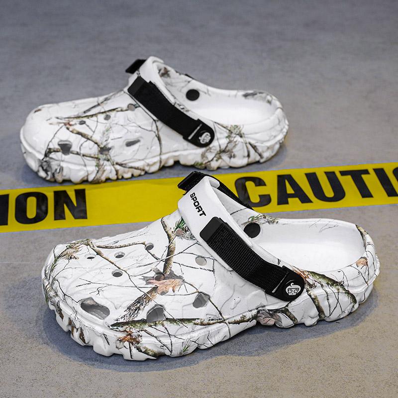 Сандалии на плоской подошве Мужская обувь 2025 Тапочки Мужские сандалии для сада на платформе Мужские летние сандалии Мужские кроссовки Шлепанцы для улицы Домашние сабо