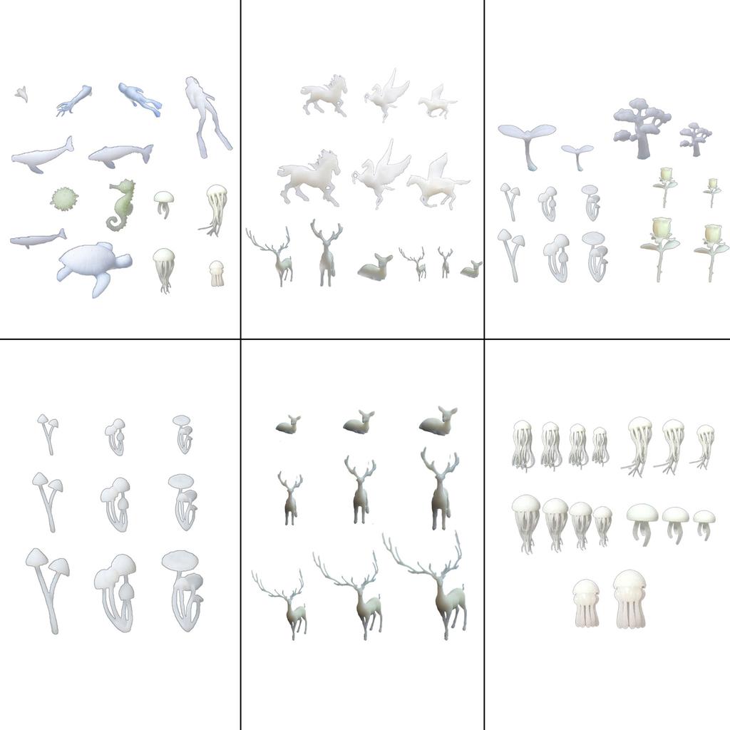 Уникальный стиль Кристальная силиконовая форма Гибкая форма для эпоксидной смолы Отлично подходит для любителей DIY, профессиональных пекарей и мастеров