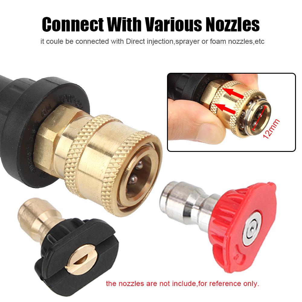 Соединительный интерфейс для пистолета высокого давления для Karcher K K2 K3 K4 K5 K6 K7 Пенообразователь Быстрый адаптер 12 мм/0,47"