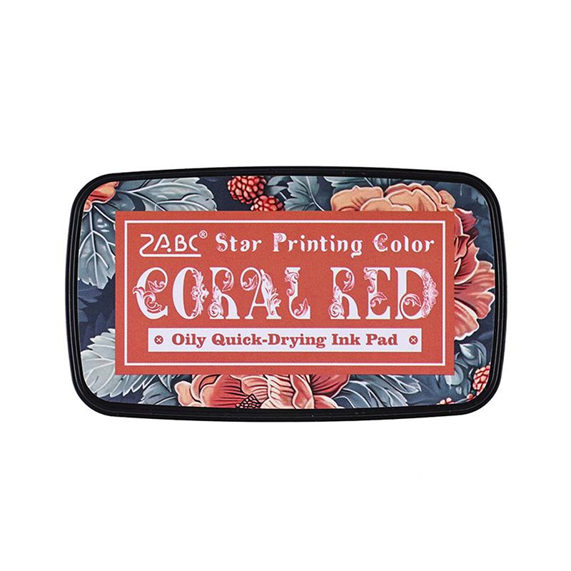 Красочная многоцветная штемпельная подушечка для штампов для планировщика, для скрапбукинга, студенческие принадлежности, самонаборная штемпельная подушечка, школьные аксессуары, канцелярские товары