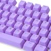 106 Keys Keycap Keyboard PBT Solid Color Backlight Key Caps Replacement Keycap for Mechanical Keyboard