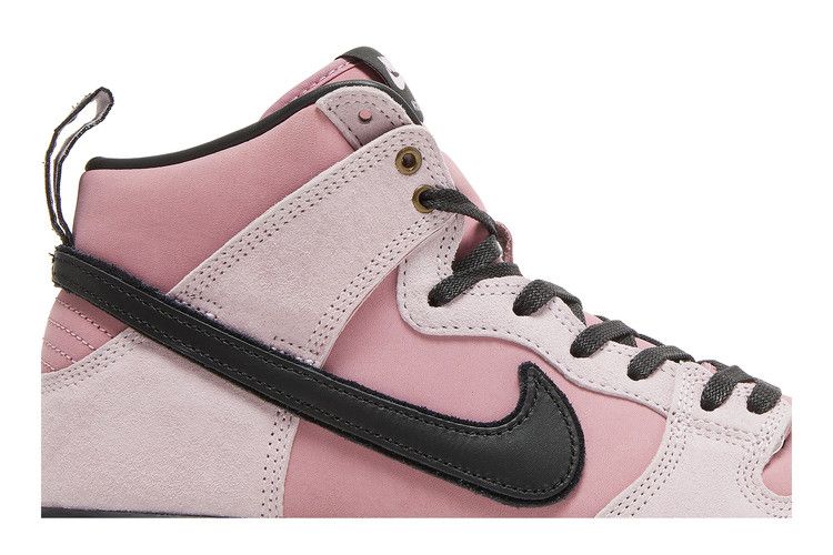 Мужские кроссовки Nike SB Dunk High Pro KCDC Розовые/Черные